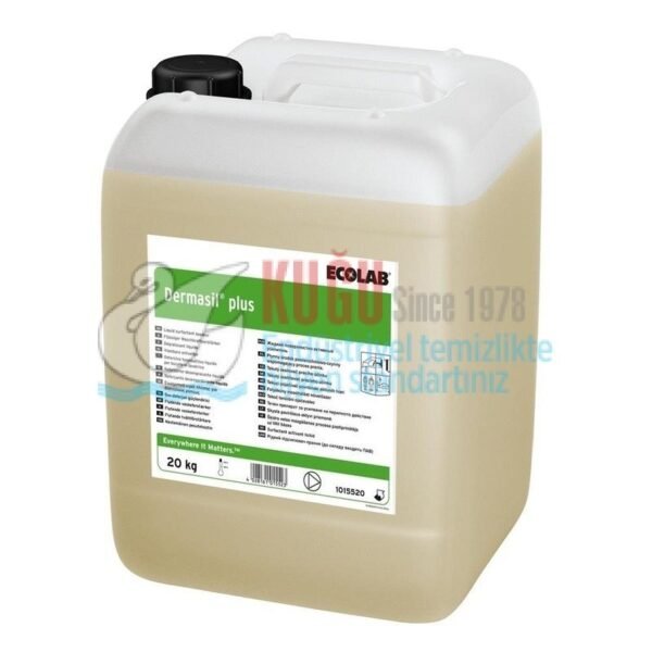 10310 Ecolab Dermasil Plus Yağ ve Kir Çözücü Konsantre Yardımcı Yıkama Maddesi 20 Kg