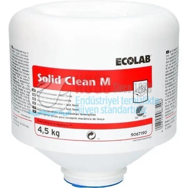 30212 Ecolab Solid Clean M Eco Katı Bulaşık Makinesi Deterjanı Konsantre 4.5 Kg