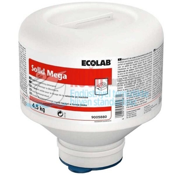 30224 Ecolab Solid Mega Katı Bulaşık Makinesi Deterjanı Konsantre 4.50 Kg