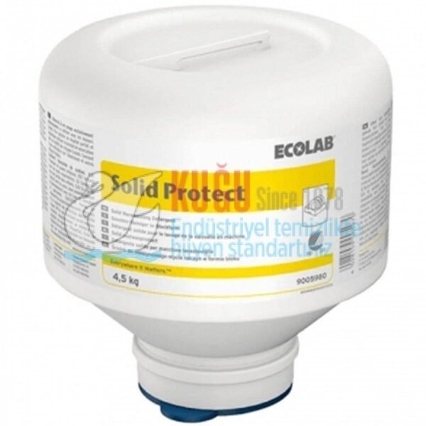 30211 Ecolab Solid Protect Hassas Metaller İçin Katı Bulaşık Makinesi Deterjanı Konsantre 4.50 Kg