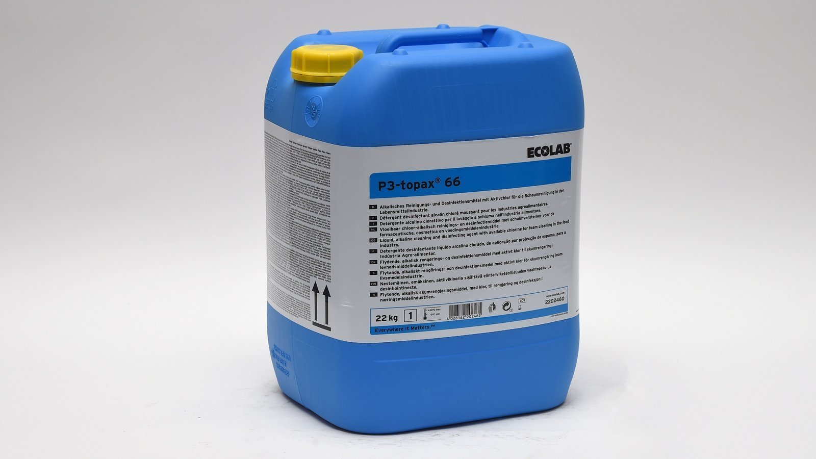 20047 Ecolab P3 Topax 66 Klorlu Ağır Kir ve Yağ Çözücü Köpük 5 Lt