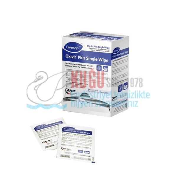 70024329 30'Lu Oxivir Plus Sert Yüzeyler İçin Hijyenik Mendil