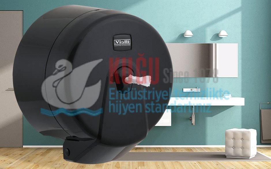 Minipoint Tuvalet Kağıdı Dispenseri (Siyah) K3B