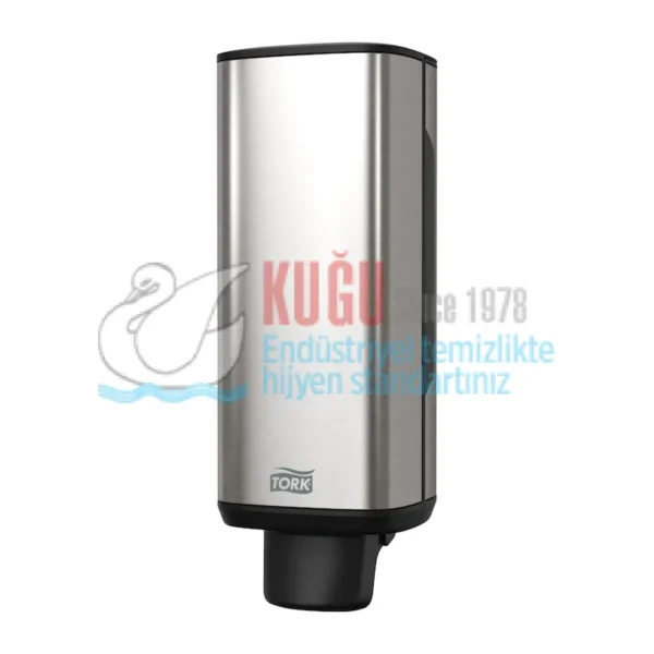 KT-460010 Tork Paslanmaz Çelik Metal 1 Litre Hacimli S4 Sistem Köpük Sabun ve Cilt Bakım Dispenseri