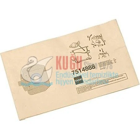 Second image of 7514888 Taski Vento 15 Endüstriyel Süpürge Toz Torbası (1 Paket-Paket İçi 10 Adet)