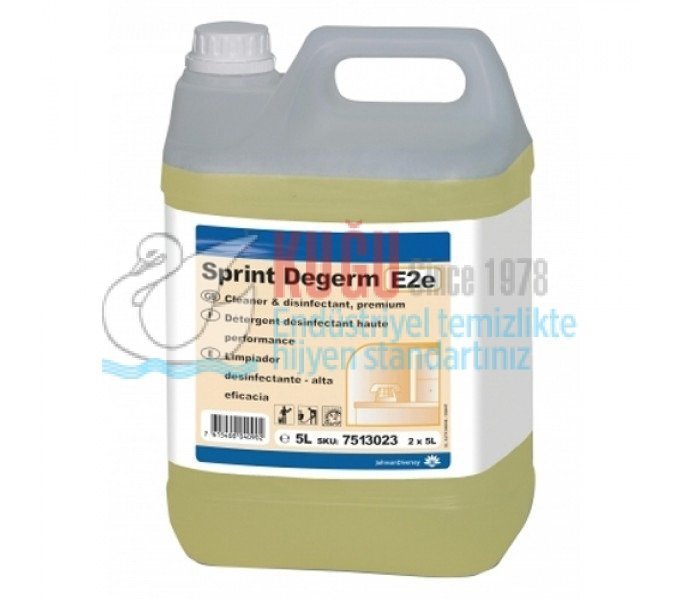 70024268 Diversey Taski Sprint Degerm Dezenfektanlı Kokusuz Yer Temizleme Ürünü 5 L