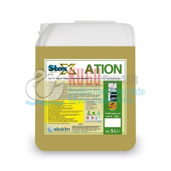 4626153 Stox Ation KT-180 Bakterisit Ağır Kir ve Yağ Sökücü 5 Kg
