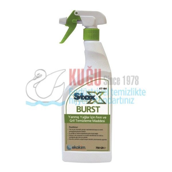 4626016 Stox Burst KT-184 Yanmış Yağlarda Fırın ve Gril Temizleyici 750 Ml