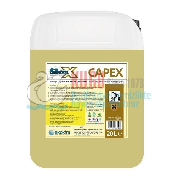 4637463 Stox Capex Ayarlı Köpük Halı Temizleyici 20 Kg