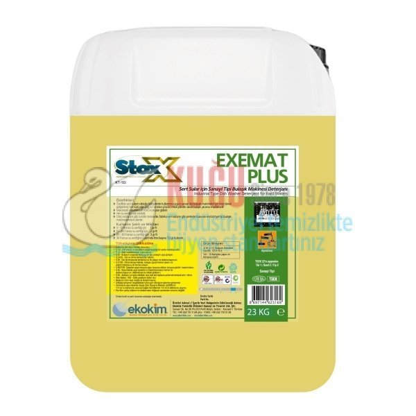 4623169 Stox Exemat Plus KT-155 Endüstriyel Bulaşık Deterjanı 23 Kg