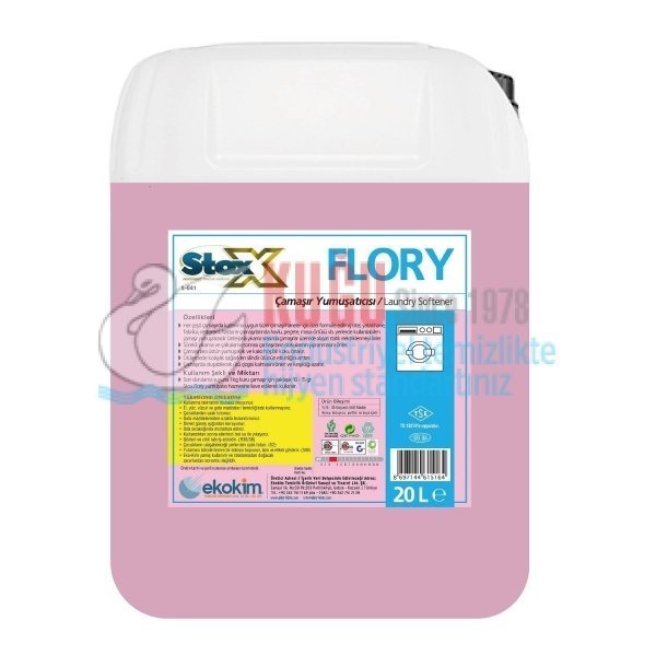 4615164 Stox Flory Çamaşır Yumuşatıcı Pembe 20 Kg