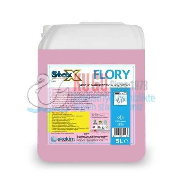 4615157 Stox Flory Çamaşır Yumuşatıcı Pembe 5 Kg