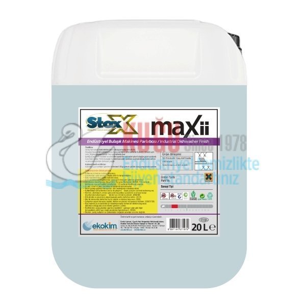 4010158 Stox Maxi Endüstriyel Bulaşık Parlatıcı 20 Kg