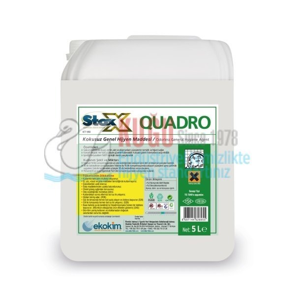 4626955 Stox Quadro KT-140 QAC Bazlı Hijyenik Temizleyici 5 Kg