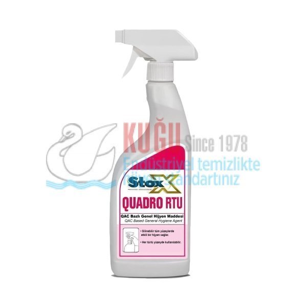 4010322 Stox Quadro Rtu Qac Bazlı Hijyenik Temizleyici 750 Ml