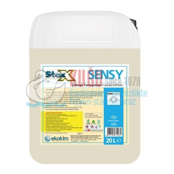 4615065 Stox Sensy Çamaşır Yumuşatıcı Beyaz 20 Kg