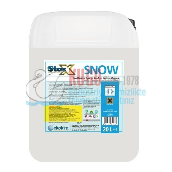 4612767 Stox Snow Sıvı Oksijen Bazlı Ağartıcı 20 Kg