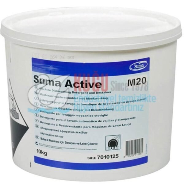 70023634 Diversey Suma Active M20 Bulaşık Makinesi Toz Deterjanı 10 Kg
