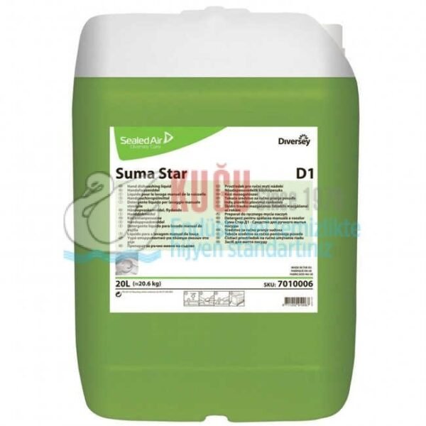 70023635 Diversey Suma Star D1 Elde Bulaşık Yıkama Maddesi 20,60 KG