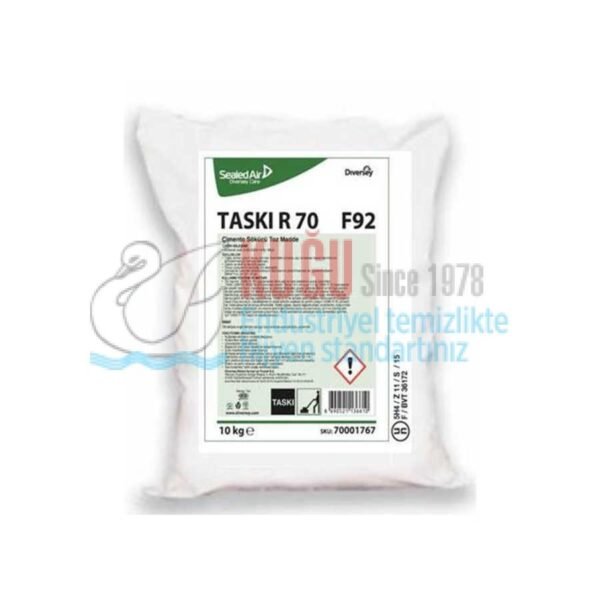 70001767 Diversey Taski R70 Kireç ve Çimento Temizleyici Toz Ürün 10 KG